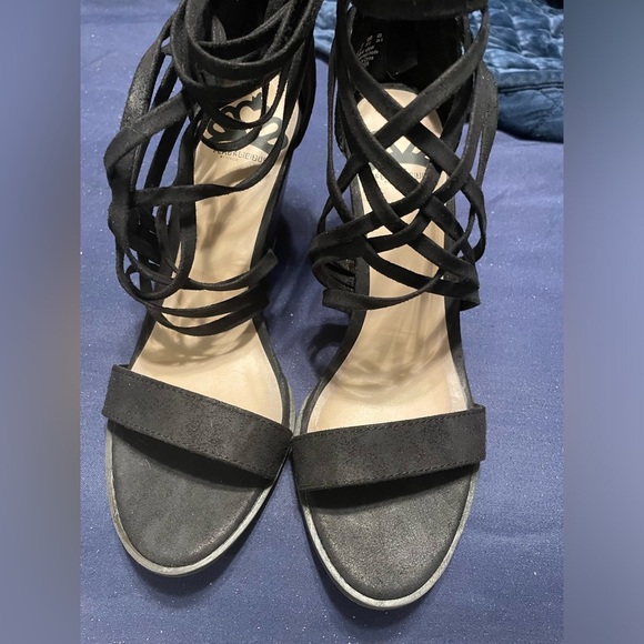 Fergalicious Womens Hunter Fabric Open Toe Casual Strappy Sandals 7.5 - Picture 2 of 4